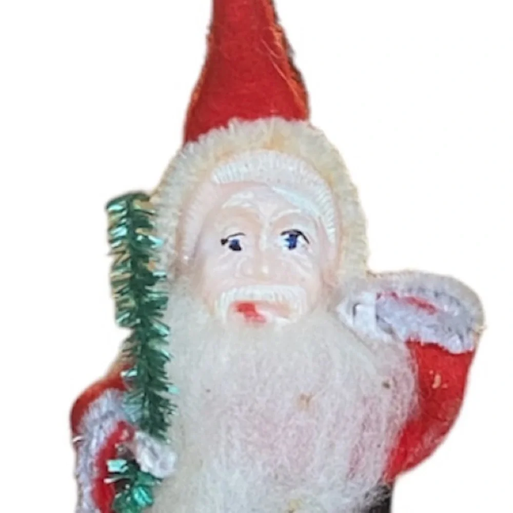 Antique Christmas Ornament Vintage Father Christmas Santa Christmas Decorations